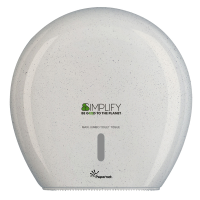 Distributore Jumbo Simplify - 34,5 x 14,8 x 34,5 cm - white wood - Papernet - 421333 - 8024929009557 - DMwebShop