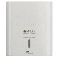 Distributore asciugamani piegati a C-V Simplify - 30 x 14,5 x 33,6 cm - white wood - Papernet - 421337 - 8024929009601 - DMwebShop