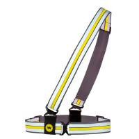 Banda sicurezza alta visibilita' Cross Wrap - regolabile - giallo fluo - Wowow - 120022 - 5420071102239 - DMwebShop