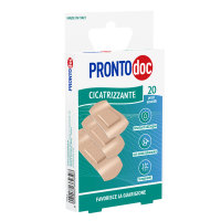 Cerotto cicatrizzante - con acido ialuronico - misure assortite - conf. 20 pezzi - Prontodoc - 4033 - 18052474040336 - DMwebShop