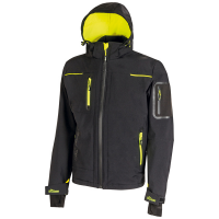 Giacca da lavoro Space - taglia XL - PE-spandex - nero-giallo - U-power - FU187BC-XL - 8033546424988 - DMwebShop