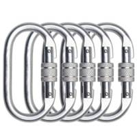 Moschettone a vite - acciaio - conf. 5 pezzi - Deltaplus - AM002X5V2 - 3295249284770 - DMwebShop
