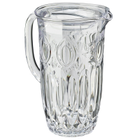 Caraffa decorata Milos - 1,7 lt - metacrilato - trasparente - Leone - T5508 - 8024112017697 - DMwebShop