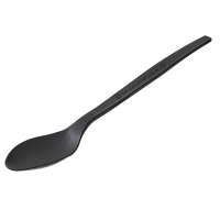 Cucchiaio monouso in CPLA - 16 cm - nero - conf. 50 pezzi - Leone - Q2042.Z - 8024112017048 - DMwebShop