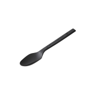 Cucchiaino monouso in CPLA - 10 cm - nero - conf. 100 pezzi - Leone - Q2043.Z - 8024112017055 - DMwebShop