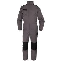 Tuta da lavoro M1CO2 - taglia XL - twill-poliestere-cotone - grigio - Deltaplus - M1CO2GRXG - 3295249289737 - DMwebShop