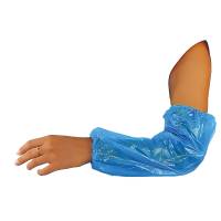 Coprimaniche monouso - 40 cm - LDPE - azzurro - conf. 100 pezzi - Worker - GA700.15.02 - 8057714901903 - DMwebShop