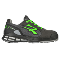 Calzatura di sicurezza Egon S1P - numero 39 - nylon-pelle scamosciata - nero-verde - U-power - RN20016-39 - 8033546520277 - DMwebShop