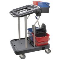 Carrello per le pulizie Uni-J 4.1 - multifunzione - 12 lt - 75 x 60 x 118 cm - Taxon - MULTIUNIJ411 - 8057960704921 - DMwebShop