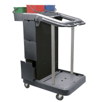 Carrello per pulizie UNI-J 11 - multifunzione - con mobiletto 3 cassetti - 24 lt - 75 x 60 x 118 cm - Taxon - MULTIUNIJ1111 - 8057960704945 - DMwebShop
