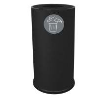 Contenitore per raccolta differenziata - 1 scomparto - 70 lt - nero - Stilcasa - 871/N - 8033630038855 - DMwebShop
