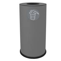 Contenitore per raccolta differenziata - 1 scomparto - 70 lt - grigio - Stilcasa - 871/G - 8033630038862 - DMwebShop
