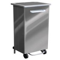 Contenitore a pedale Gastro - 90 lt - acciaio lucido - Stilcasa - 749A/90M - 8033630048342 - DMwebShop