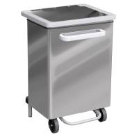 Contenitore a pedale Gastro - 70 lt - acciaio lucido - Stilcasa - 750A/70M - 8033630048366 - DMwebShop