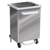 Contenitore a pedale Gastro - 70 lt - acciaio lucido - Stilcasa - 750A/70M - 8033630048366 - DMwebShop