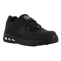 Calzatura bassa da lavoro Ecofitz S1P LOW - numero 38 - maglia riciclata - nero - Safety Jogger - ECOFITZS1P-BLK-38 - 5401124214666 - DMwebShop