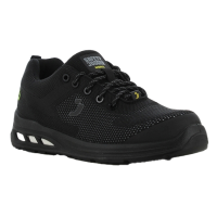 Calzatura bassa da lavoro Ecofitz S1P LOW - numero 39 - maglia riciclata - nero - Safety Jogger - ECOFITZS1P-BLK-39 - 5401124214680 - DMwebShop