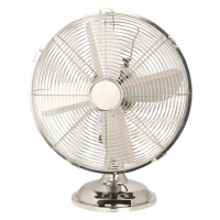 Ventilatore Cromo da tavolo - pala Ø 30 cm - 35 W - metallo cromato - Cfg - EV015 - 8016818104801 - DMwebShop