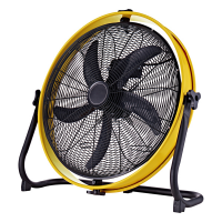 Ventilatore da terra YellowCircle60 - Ø 60 cm - metallo - giallo-nero - Cfg - EV097 - 8016818112370 - DMwebShop