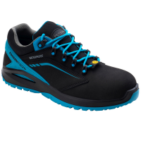 Calzatura di sicurezza Streif Low - S3 - numero 47 - nero-azzurro ottanio - Rossini - SSRC405-47 - 8056149339701 - DMwebShop