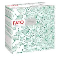 Tovagliolo linea AirLaid - carta - 40 x 40 cm - biloba-verde foresta - conf. 50 pezzi - Fato - 88453800 - 8000664845384 - DMwebShop