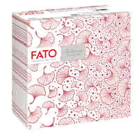 Tovagliolo linea AirLaid - carta - 40 x 40 cm - biloba-bordeaux - conf. 50 pezzi - Fato - 88453700 - 8000664845377 - DMwebShop