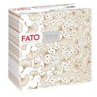 Tovagliolo linea AirLaid - carta - 40 x 40 cm - biloba-nocciola - conf. 50 pezzi - Fato - 88453600 - 8000664845360 - DMwebShop