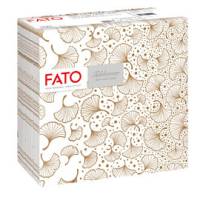 Tovagliolo linea AirLaid - carta - 40 x 40 cm - biloba-nocciola - conf. 50 pezzi - Fato - 88453600 - 8000664845360 - DMwebShop