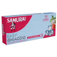 Sacchetti ghiaccio - da 24 cubetti - PE - trasparente - Samurai - conf. 12 pezzi - Samurai Party - 278SM - 8003350552269 - DMwebShop