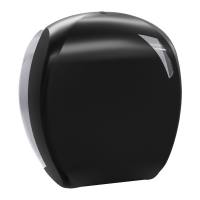 Dispenser per carta igienica Mini Jumbo Skin Carbon - 29,6 x 13,5 x 27,7 cm - rotolo Ø 24 cm - nero - Mar Plast - A90723BM - 8020090111679 - DMwebShop
