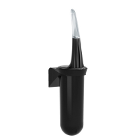 Portascopino da parete Skin Carbon - 38,6 x 11,3 x 9,3 cm - nero - Mar Plast - A92923BM - 8020090111730 - DMwebShop