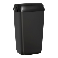 Cestino gettacarte Skin Carbon - con coperchio - 54,5 x 22,5 x 33,5 cm - 23 lt - nero - Mar Plast - A74023BM - 8020090111754 - DMwebShop