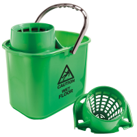 Secchio Polar - con strizzatore - 15 lt - verde - Perfetto - 26548 - 8052474265487 - DMwebShop