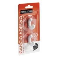 Gancio adesivo - mod.G - conf. 2 pezzi - Perfetto - 16950 - 8052474169501 - DMwebShop