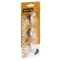 Gancio adesivo - modelli assortiti - conf. 3 pezzi - Perfetto - 16953 - 8052474169532 - DMwebShop