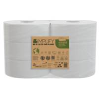 Carta igienica MaxiJumbo Simplify 2 veli 15 gr goffratura micro 1305 strappi - 21022