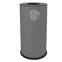 Contenitore per raccolta differenziata 1 scomparto 70 lt grigio - 20177