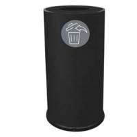 Contenitore per raccolta differenziata 1 scomparto 70 lt nero - 20116