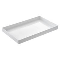Vassoio Venezia 32,5 x 17,6 x 6 cm melamina bianco - 17861