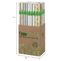 Rotolo carta regalo riciclata Fiori di campo - 2 x 0,70 mt - fantasie assortite - Rex Sadoch - EC3J1F02 - 8006715254365A - DMwebShop
