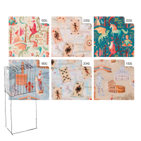 Rotolo carta regalo vintage - 70 cm x 200 m - fantasie assortite - Rex Sadoch - RC3J105G - 8006715257793A - DMwebShop