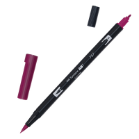 Pennarello Dual Brush 757 - port red - conf. 6 pezzi - Tombow - PABT-757 - 4901991901955 - DMwebShop