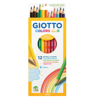 Pastelli colorati Colors 3.0 - Ø mina 3 mm - astuccio 12 pezzi - F278300 Giotto - 8000825056390 - DMwebShop