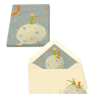 Biglietto + busta Piccolo Principe - 90 x 140 mm - conf. 5 pezzi - Kartos - 01420200 - 8009162373092A - DMwebShop