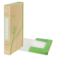 Cartella progetti con elastico Oxford Green - 22 x 30 cm - dorso 40 mm - avana - conf. 12 pezzi - Esselte - 397850503 - 8004157505038 - DMwebShop