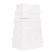 Set scatole regalo - dimensioni assortite - fantasia Pearl - conf. 5 pezzi - No Brand - HK-48 - 8699071181552 - DMwebShop