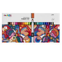 Pennarello Prisma - punta 3,7 mm - colori assortiti - Plus - conf. 24 pezzi - Carioca - 45207 - 8003511452070 - DMwebShop
