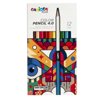 Matita colorata Color Pencil 4.0 - mina 4 mm - colori assortiti - Plus - conf. 12 pezzi - Carioca - 45201 - 8003511452018 - DMwebShop
