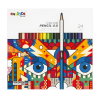 Matita colorata Color Pencil 4.0 - mina 4 mm - colori assortiti - Plus - conf. 24 pezzi - Carioca - 45203 - 8003511452032 - DMwebShop