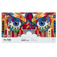 Matita colorata Color Pencil 4.0 - mina 4 mm - colori assortiti - Plus - conf. 40 pezzi - Carioca - 45204 - 8003511452049 - DMwebShop